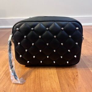 NWOT Rebecca Minkoff Black Quilted Cross Body
